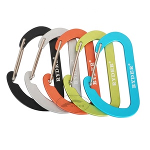 Mousqueton de porte en fil d'aluminium, 3 pièces, lien rapide, personnalisé au Laser, Logo gravé au Laser, crochets instantané en forme D - Product Image 2