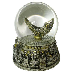 Base de poliresina personalizada para decoración del hogar, recuerdo de construcción de Hungría, regalo turístico, artesanía de resina, globo de nieve de Israel - Product Image 3