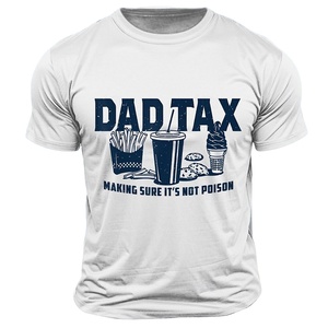 Camiseta de Alta Calidad 100% Algodón <span class=keywords><strong>para</strong></span> Hombre, con Estampado Divertido de Comida, Cuello Redondo, Manga Corta, Informal, <span class=keywords><strong>para</strong></span> <span class=keywords><strong>el</strong></span> Día <span class=keywords><strong>del</strong></span> <span class=keywords><strong>Padre</strong></span> y Uso Diario - Product Image 1