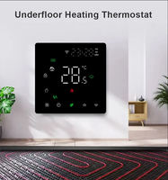 YY Y-007 Thermostat intelligent WiFi pour chauffage au sol hospitalier, écran LCD numérique carré, flexible, mural, garantie 3 ans
