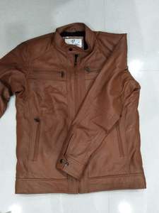 Unisex <b>Camouflage</b> Leather Bomber Jacket Stand Collar Windproof Waterproof Premium Quality Soft Inner Lining Casual Winter Season - Product Image 2