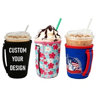Kaffee-Neopren-Becherhülle BTS Arirang Becherüberzug Individueller Koozy Becherhalter mit Eigenem Logo Kaffee-Becherhülle Coozy Stubby Cooler mit Griff