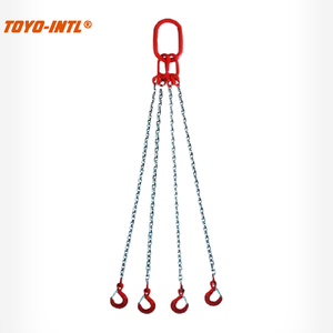 Sangle de levage en acier galvanisé à 4 pattes de type <span class=keywords><strong>WRS</strong></span> Toyo-Intl avec âme en acier et câble métallique - Product Image 2
