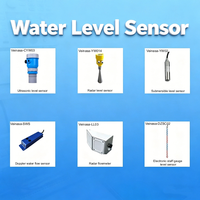 Veinasa-SWSP-LLY Digital Portable Doppler Flowmeter RS485 Ultrasonic Water Flow Velocity Flow Rate Liquid Level Sensor for River