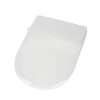 Siège de toilette bidet SECNAC à fermeture douce, non électrique, double buse, lavage féminin, design moderne, en plastique, en forme de U, garantie 1 an