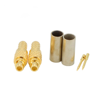 Conector Macho MMCX para Crimpar en Cable Coaxial RF RG174, RG316, LMR100