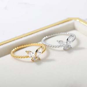 แหวนเพชรทองคำแท้ 18K รุ่น T0122 ทรงมาร์คีส์ สี G ธรรมชาติ สำหรับผู้หญิง เครื่องประดับหมั้นสุดโรแมนติก - Product Image 6
