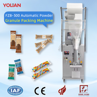 Machine d'emballage automatique verticale FZB-500 pour poudre de café et de thé, machine de scellage de sachets de granulés pour système d'emballage alimentaire et d'épices 1-500g