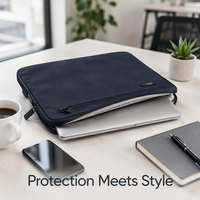 Housse pour ordinateur portable 900D Oxford résistante à l'eau avec doublure en polaire, poche avant zippée, antichoc, pour ordinateurs portables 13, 14, 15 pouces, personnalisable OEM