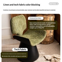 Chaise de coiffeuse pivotante design avec éclairage, luxe léger, minimalisme moderne pour mobilier de maison