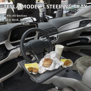 Bandeja para Volante de Coche con Soporte para iPad, Tablet y Portátil, Fabricada en ABS - Product Image 2