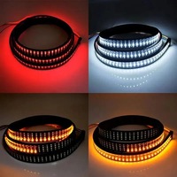 Nueva Tira de Luces Traseras LED Secuenciales de 12V, Luz de Freno Dinámica con Intermitentes Fluidos, Flexible, Impermeable, Universal para Autos 1