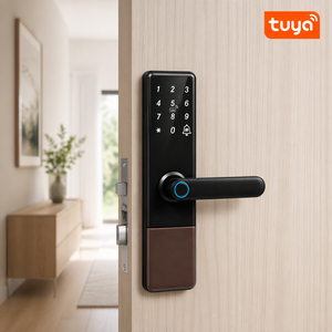 Serrures intelligentes numériques économiques avec application TTLock, Wi-Fi, intégration Tuya API, serrure de porte à empreintes digitales pour bureau, appartement - Product Image 2