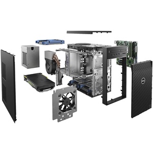 Station de travail Pro T2 Tower, processeur Core overclocké, 8 Go de mémoire DDR4, graphismes intégrés, développement d'IA d'entreprise, CAO - Product Image 3