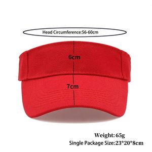 Gorras de Visera Deportivas Unisex con Logotipo Personalizado, Viseras Abiertas para Golf, Viajes, Verano, Playa, Piscina, Tenis, Regalo Promocional - Product Image 3