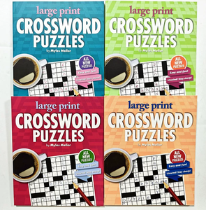 Livres pour enfants : Livre éducatif de puzzles de mots croisés - Puzzles de mots croisés, 4 volumes, à choisir soi-même, à acheter en ensemble, avec réponses incluses - Product Image 1