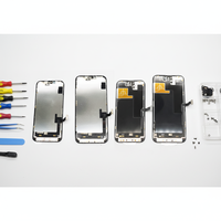 Écran factice pour iPhone 12/13/14/15/16/17 Pro Max Air LCD non fonctionnel avec numériseur tactile et châssis complet