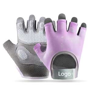 Yüksek kalite Unisex kaymaz ayarlanabilir atletik powerless erkekler ve kadınlar için parmaksız spor eldiven - Product Image 5