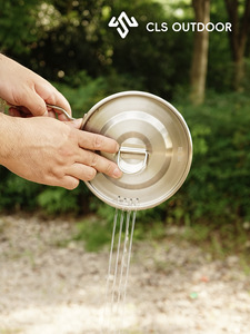 CLS marmite de cuisson extérieure bouilloire en acier inoxydable 304 marmite suspendue extérieure marmite de <span class=keywords><strong>camping</strong></span> - Product Image 5