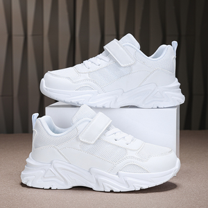 Preto e Branco Crianças Casual Shoes Atacado Moda Verão Meninos Calçado Esportivo Novo Design Escola Tênis para Crianças Meninas - Product Image 2