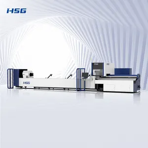 6 kW IPG-Quelle 0-45 Grad Schrägrohr-Laser-Schneidemaschine 6000 W Laserschneider