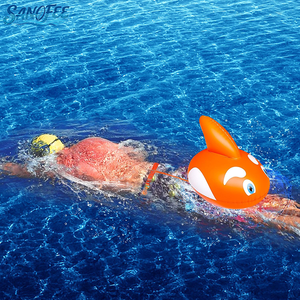 <span class=keywords><strong>Bouée</strong></span> <span class=keywords><strong>de</strong></span> <span class=keywords><strong>sécurité</strong></span> <span class=keywords><strong>en</strong></span> <span class=keywords><strong>eau</strong></span> <span class=keywords><strong>libre</strong></span>, design requin, flotteur d'entraînement à la natation haute visibilité avec ceinture réglable - Product Image 6