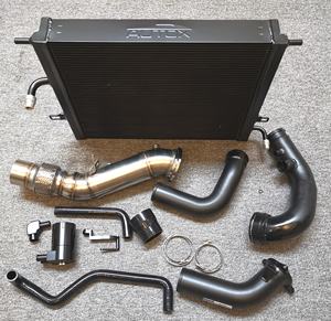 Radiatore ad alte prestazioni + downpipe + oil catchcan + chargepipe per <span class=keywords><strong>BMW</strong></span> <span class=keywords><strong>B48</strong></span> B58 120i 125i M140i 220i 230i M240i 320i 330i 340i 430i 440i - Product Image 4