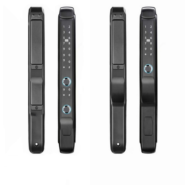 WiFi Smart Multi-Point Lock Body for Sliding and Wooden Doors Aluminum Alloy Frame with Hook Latch Stainless Steel Material