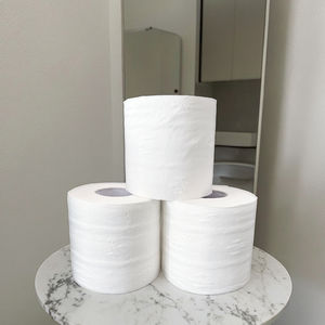 Profesyonel fabrika bambu tuvalet kağıdı 2-3 kat güçlü doku rulo toptan fiyata ev kullanımı için - Product Image 3