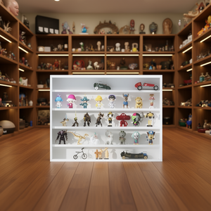 Vitrine d'exposition pour figurines D0100HAH71W, en plastique, à fixer au mur, pour objets de collection, décoration de chambre d'enfant - Product Image 2