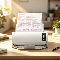 Scanner de documents de bureau professionnel F-ujitsu Fi-7030 A4 CIS couleur recto-verso 600 dpi USB en stock