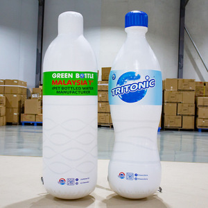 ขวดน้ำ Tritonic ขนาด 2 ลิตร ขวดพลาสติกพร้อมฝาสีน้ำเงินและฉลากสำหรับเก็บและจัดแสดงเครื่องดื่ม - Product Image 4