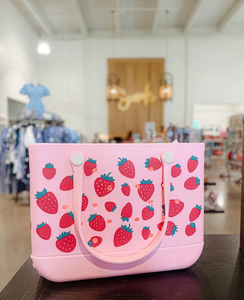 NOVEL Large Size Custom EVA Rubber Tote with Leopard Print Waterproof Pool Sand Travel <strong>Handbag</strong> <strong>Summer</strong> for Wholesale - Product Image 3