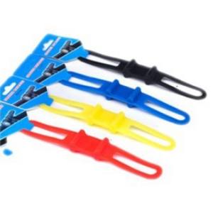 Correas de silicona para luces de bicicleta Antuke, clips de montaje ajustables para luces de bicicleta, juego de 5 piezas multicolor - Product Image 4
