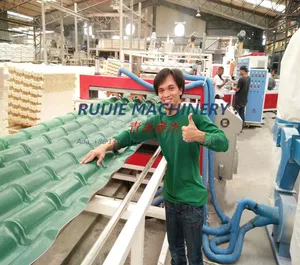 PVC Wave Roof Sheet Production Line PVC Roof Tiles Making Machine