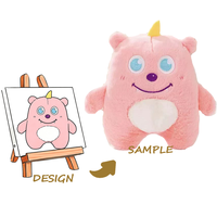 Porte-clés en peluche personnalisé OEM en gros avec design brodé en peluche ultra douce, doublure en nylon et maille - Confort unisexe pour les fêtes