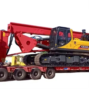 China brand large construction machine 83ton rotary drilling rig YCR280D with famous engine at cheap price