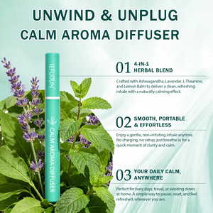 SEFUDUN Kräuter-Königskerzen-Aroma-Diffusor-Stift für Gesundheitspflege, Angstlinderung & Schlafunterstützung mit Königskerzen-Extrakten - Product Image 2