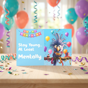Creative Birthday Graduation Card Parrot Design Digital Print <b>Gloss</b> Lamination Rectangle <b>Paper</b> Gift Card Vibration Music 3D - Product Image 3