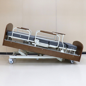 เตียงผู้ป่วยสูงอายุที่ใช้ไฟฟ้าเตียงดูแลบ้านหมุนได้อัตโนมัติคลินิกโรงพยาบาลเฟอร์นิเจอร์ทำจากไม้ - Product Image 4