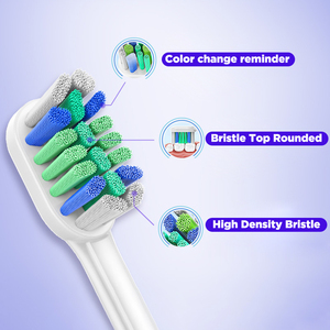 Tête de <span class=keywords><strong>brosse</strong></span> à dents électrique Hx3/6/9 têtes de rechange pour rechargeable IPX7 étanche 4/paquet - Product Image 2