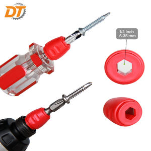 DT Mata <span class=keywords><strong>Obeng</strong></span> Industrial/DIY Mango de acero con anillo magnético y magnetizador, con destornillador de tuercas y cabezal de tornillo, personalizable, compatible con OEM - Product Image 5