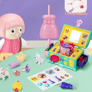 Cajas misteriosas, venta al por mayor, juego de Casa de simulación para niñas, juego de mascotas, caja ciega, Mini juguete, <span class=keywords><strong>Cofre</strong></span> del Tesoro, juguetes <span class=keywords><strong>sorpresa</strong></span> para niños - Product Image 2