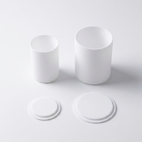 Béchers en PTFE de haute pureté avec couvercles, personnalisables, 50 ml-2000 ml, fournitures de laboratoire