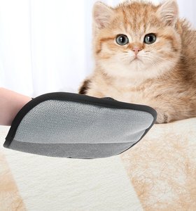 Không có trượt 5 ngón tay Pet tĩnh tẩy lông găng tay Pet chải chuốt công cụ Electro tĩnh Pet tóc loại bỏ găng tay - Product Image 4