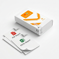 Registrador de Datos M380 4G de Un Solo Uso, Generación Automática de Informes en PDF y Excel, Registrador de Temperatura y Humedad para Documentación Logística