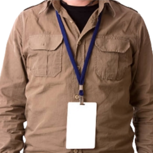 Bestom Factory Price Budget-Friendly3/8" (10mm) Flat Ribbed Plain Woven Tubluar <b>Lanyard</b> Work ID - Product Image 2
