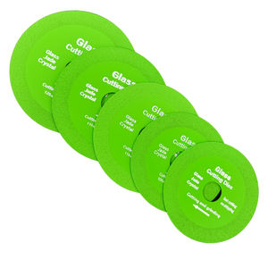 Disques de coupe en verre vert industriel de 5 pouces, résistants à la chaleur, outils de construction, meuleuse d'angle, prix d'usine 003 - Product Image 4