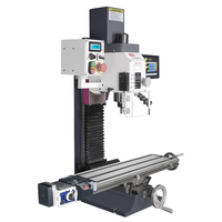 Machine à percer et à fraiser FS-7028VS, moteur de qualité industrielle, vitesse variable, perçage, fraisage, taraudage, acier, aluminium, cuivre