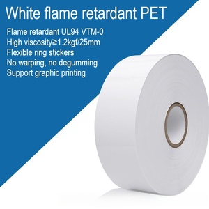 UL94 V0 Flame Retardant Label Waterproof Oil Resistant Fire Safety Label for Electrical <b>Cable</b> Wire Appliance Identification - Product Image 2